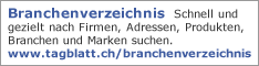 Branchenverzeichnis  www.tagblatt.ch/branchenverzeichnis